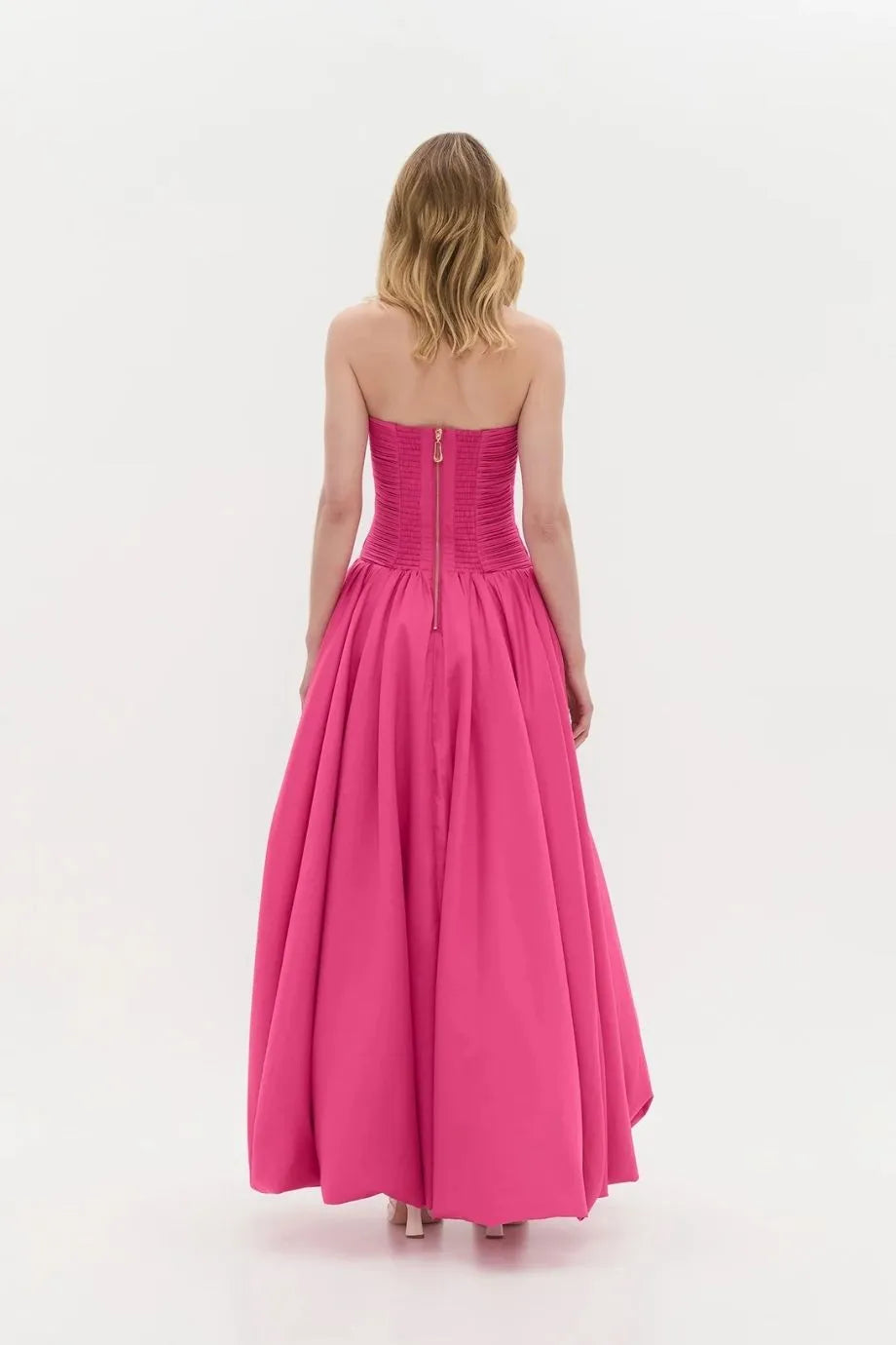 Estelle Cotton Maxi Dress in Pink