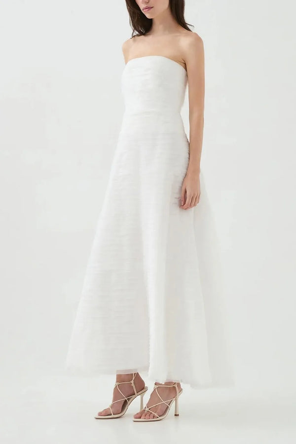 Soundscape Maxi Dress in White