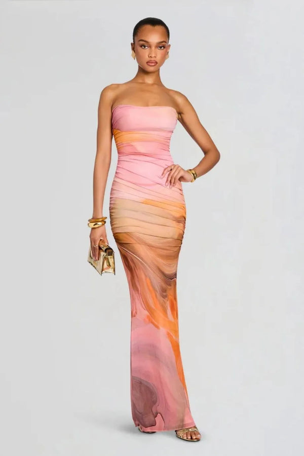 Isadore Maxi Dress in Pink