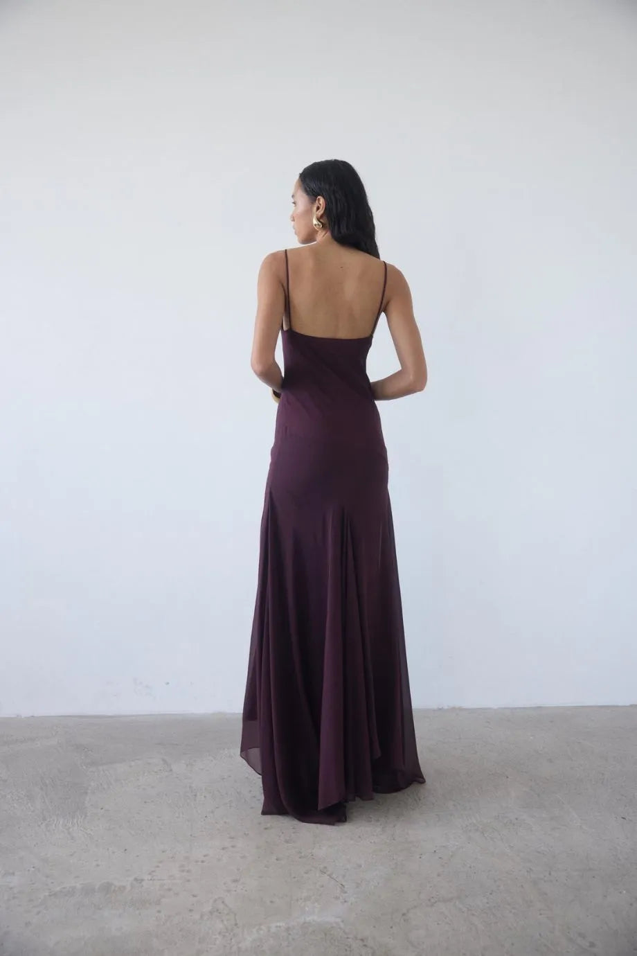 Attica Sleevleess Maxi Dress in Burgundy