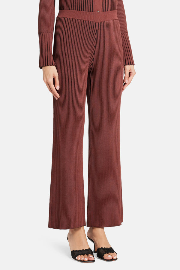 Val Knit Trousers in Brown