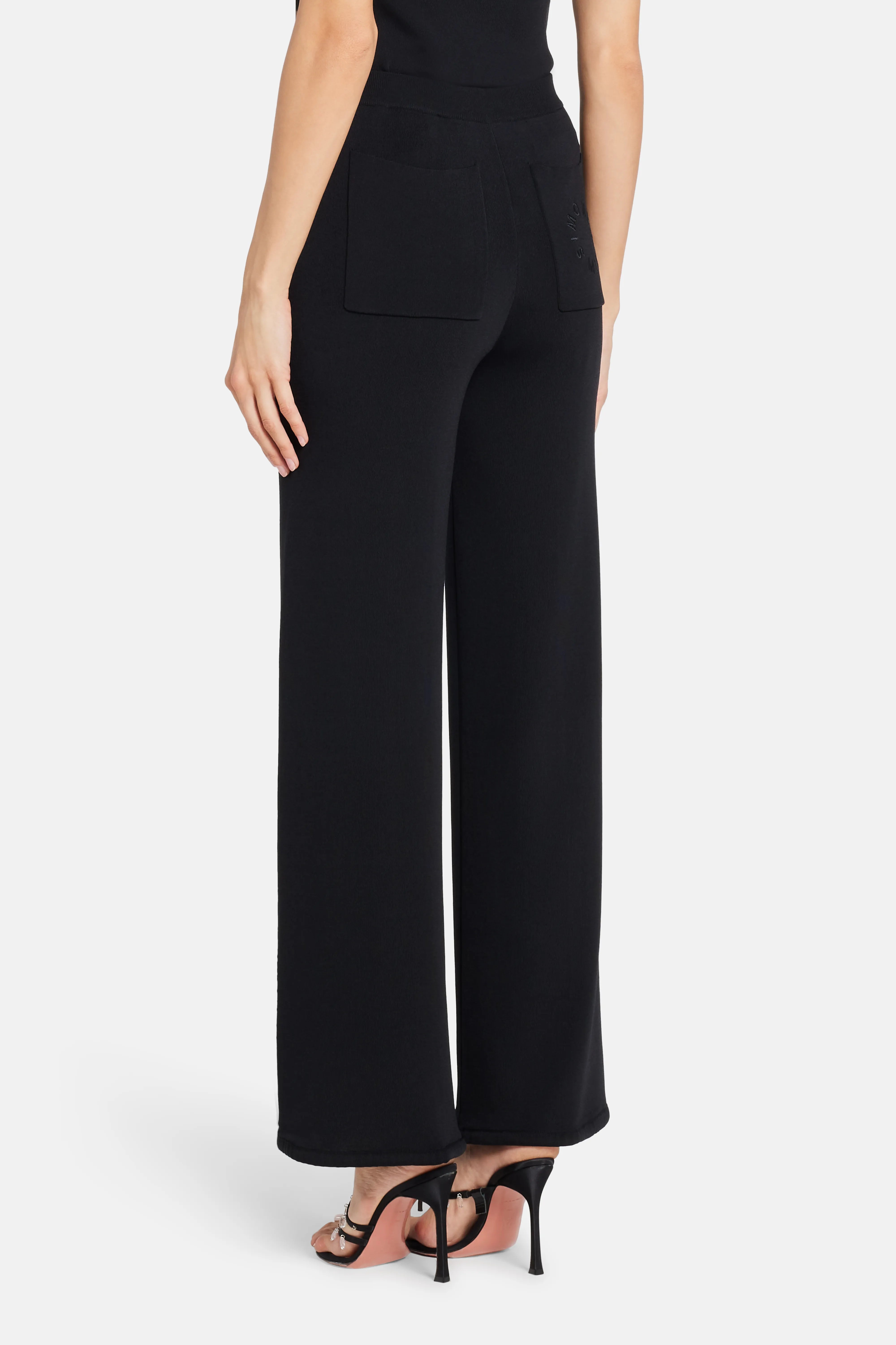 Jabber Knit Trousers in Black
