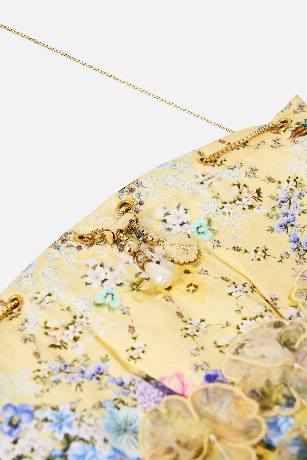 حقيبة حريرية برباط زهور "دارلينج بادز"