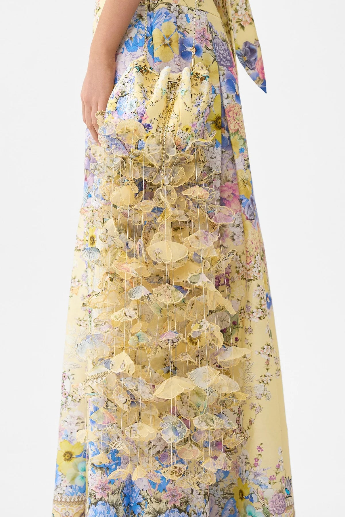 حقيبة حريرية برباط زهور "دارلينج بادز"