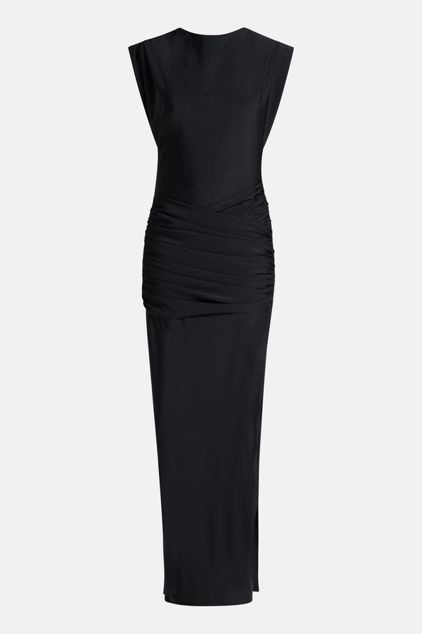Mocca Maxi Dress in Black