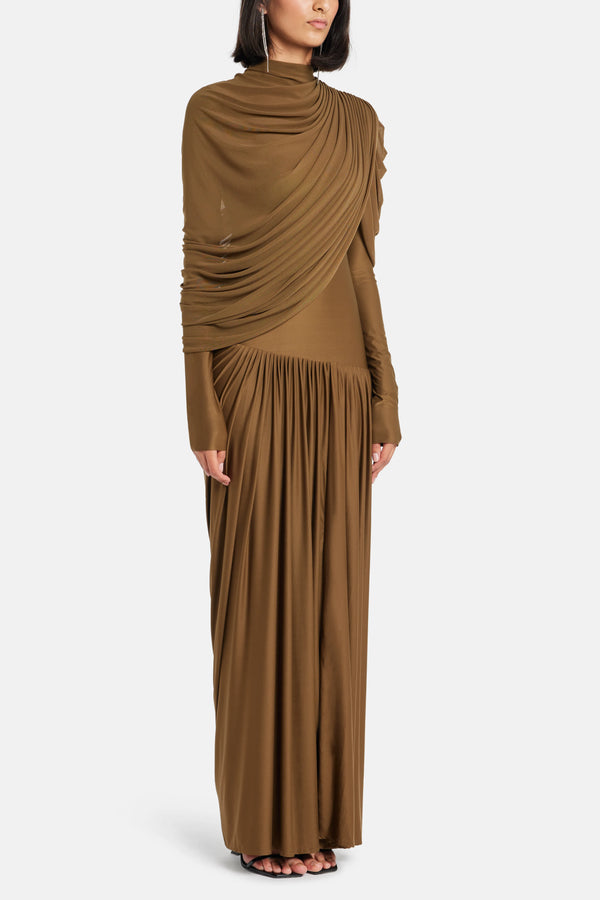 Paulina Maxi Dress in Green