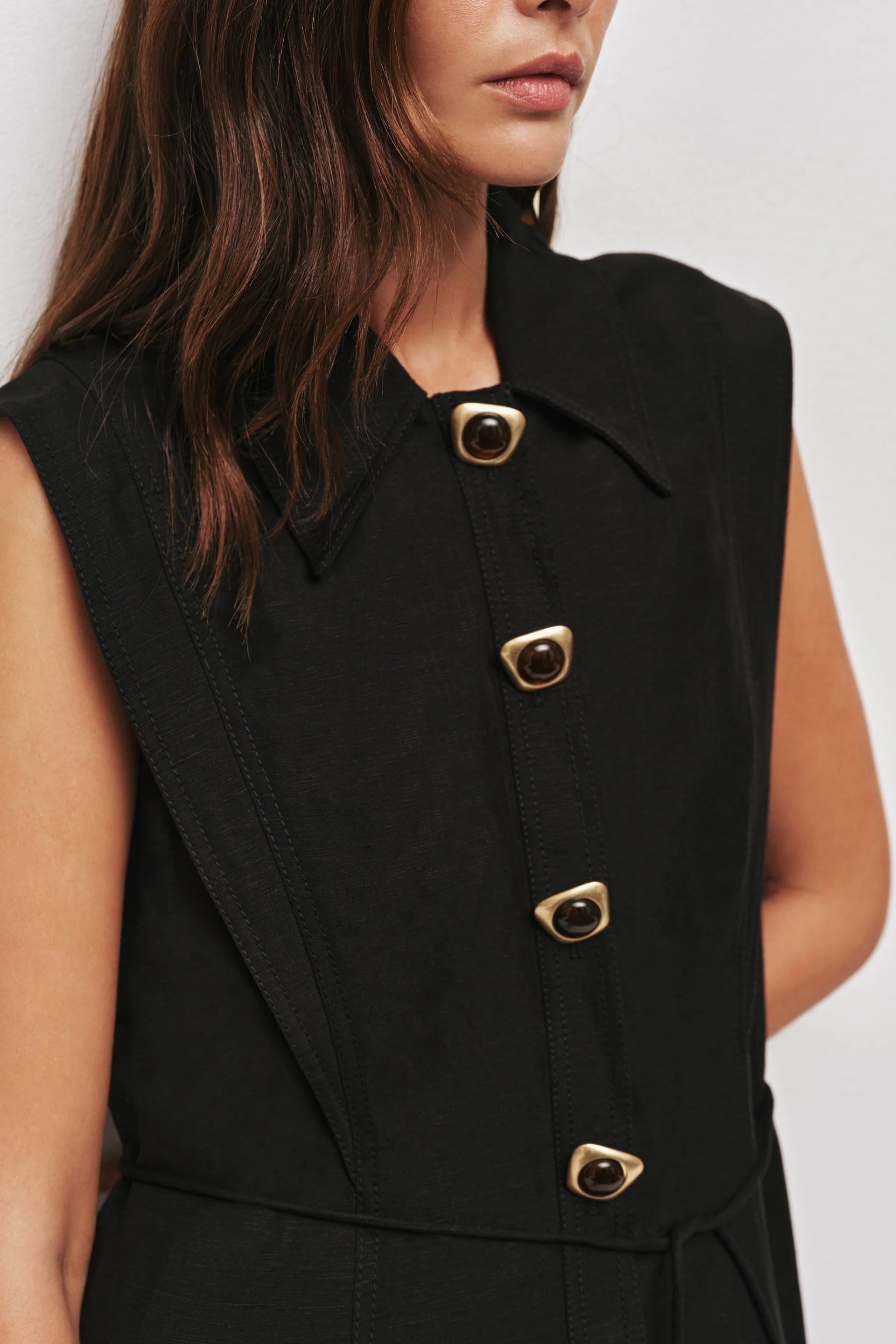 Sacha Midi Dress In Black