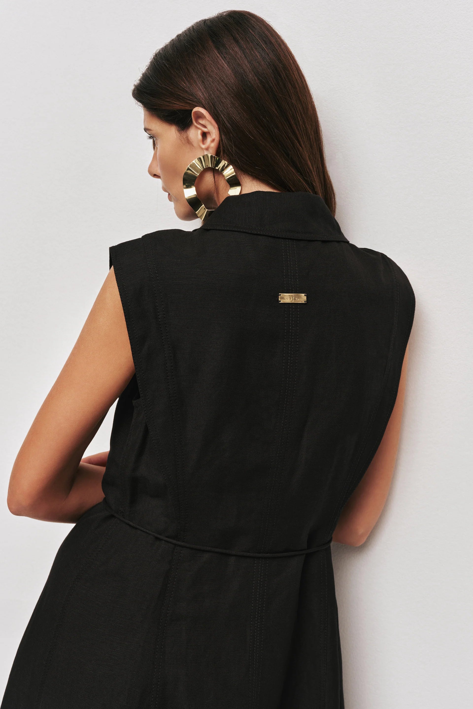 Sacha Midi Dress In Black