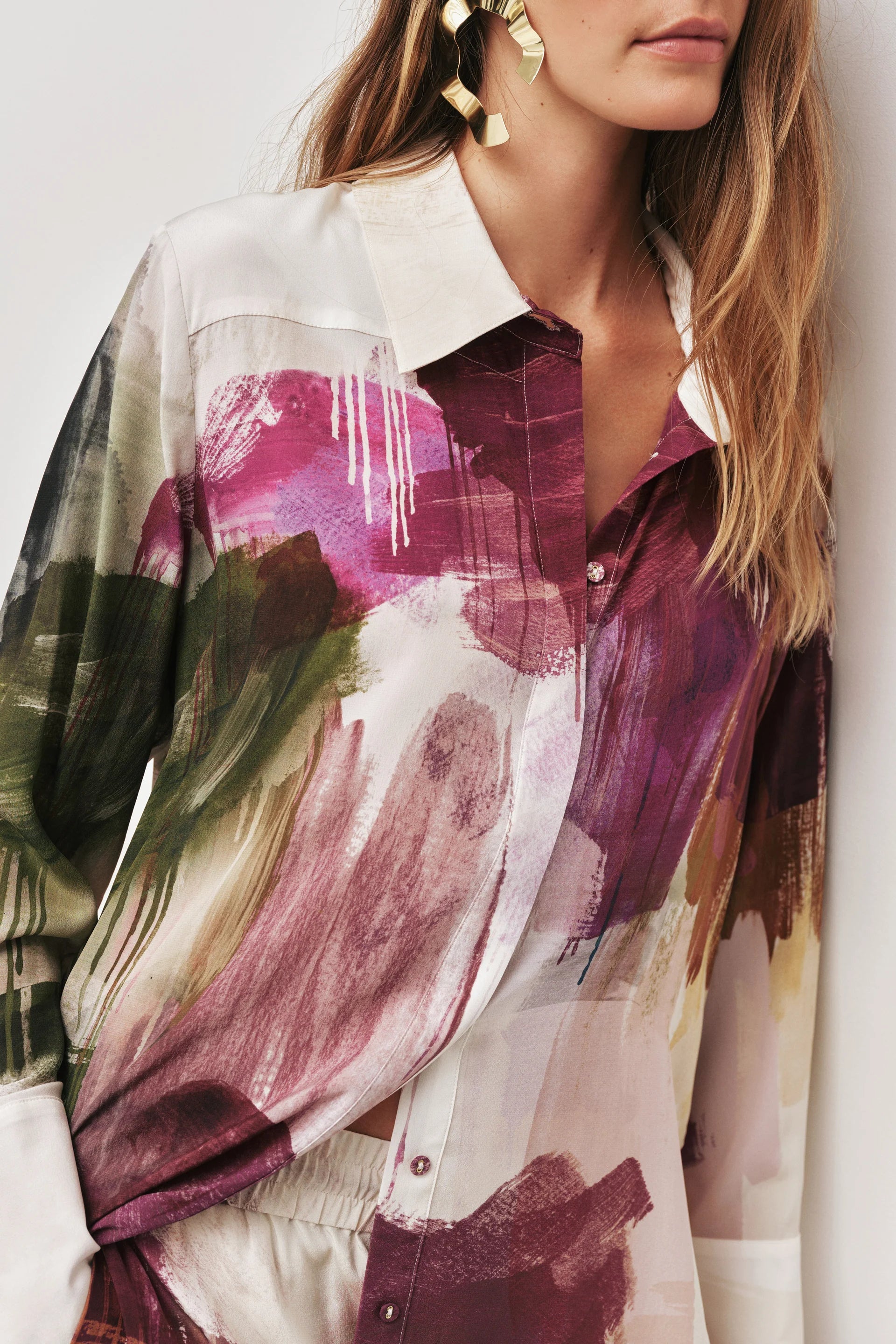 Atomic Silk Shirt In White