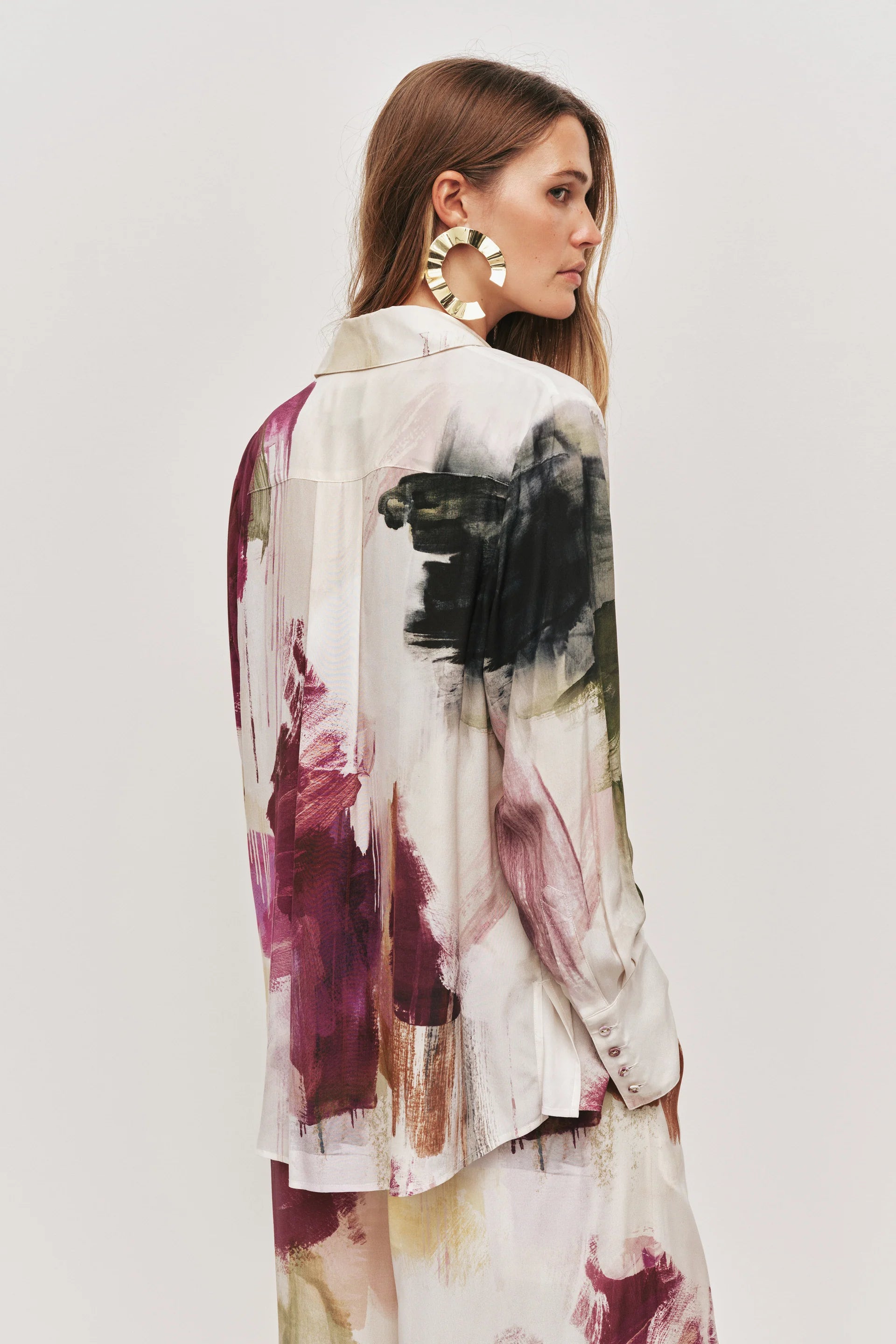 Atomic Silk Shirt In White