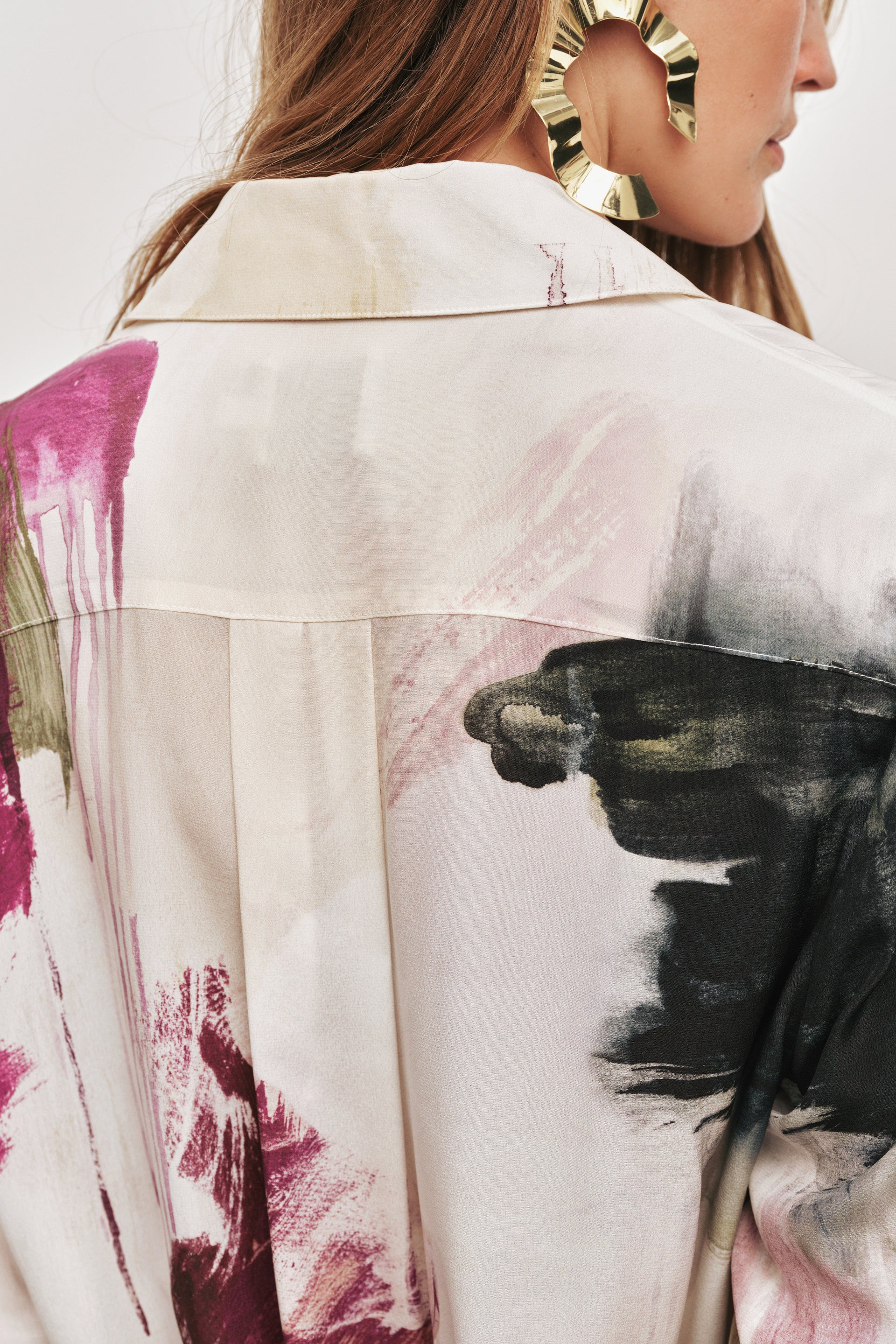 Atomic Silk Shirt In White