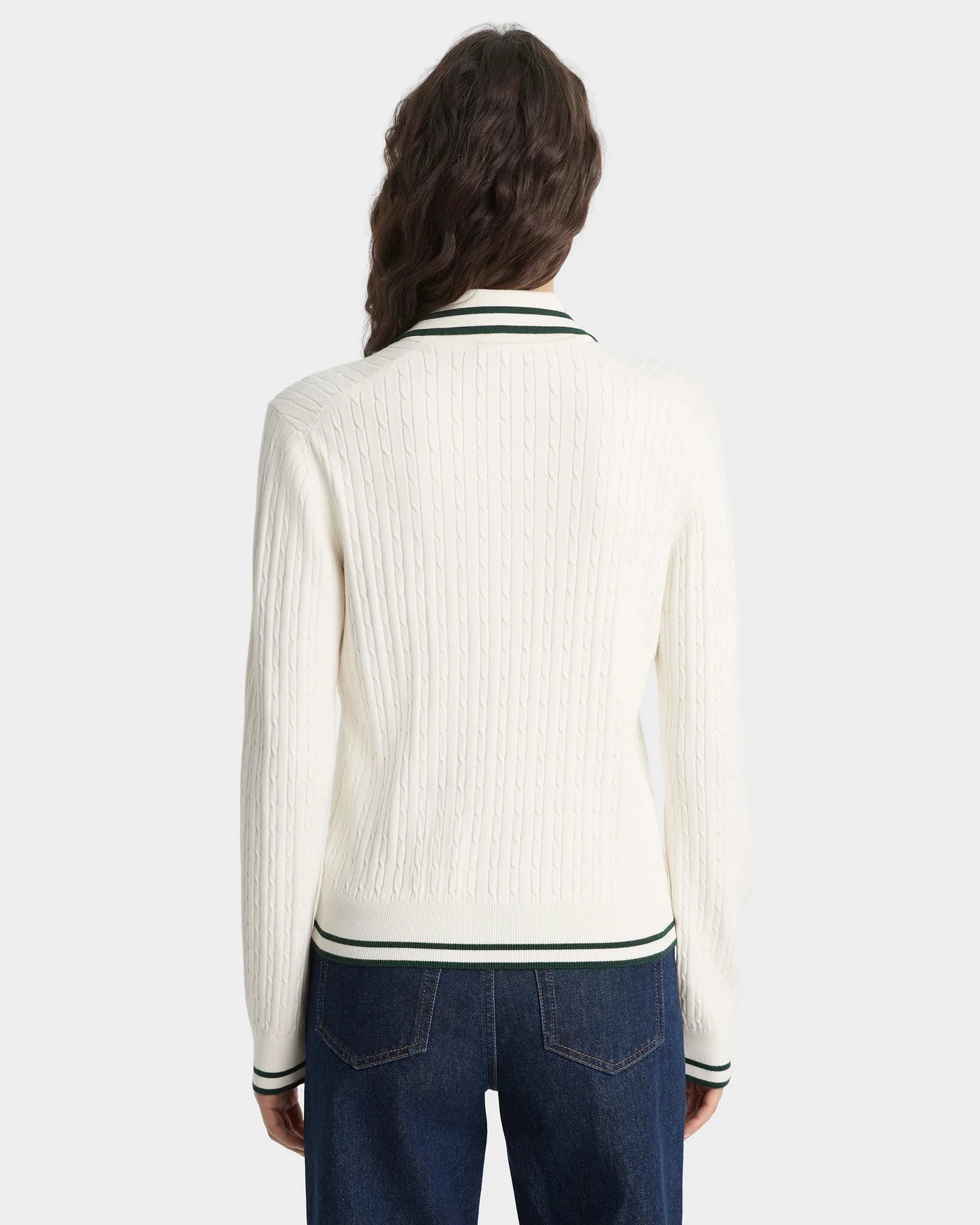 SRC Cable LS Polo T-Shirt in Beige