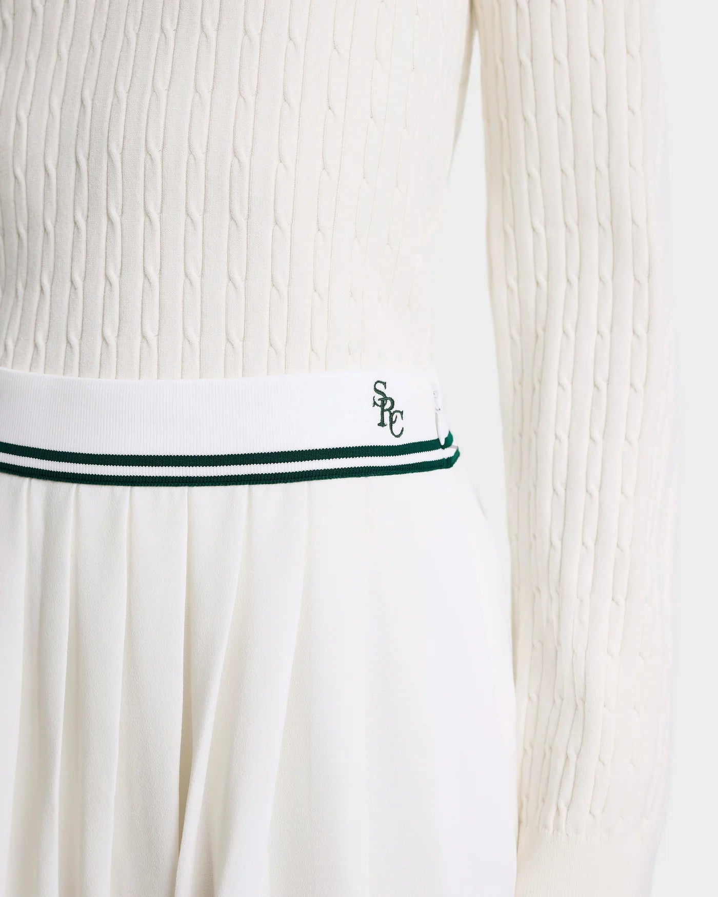 SRC Abigail Mini Skirt in Beige