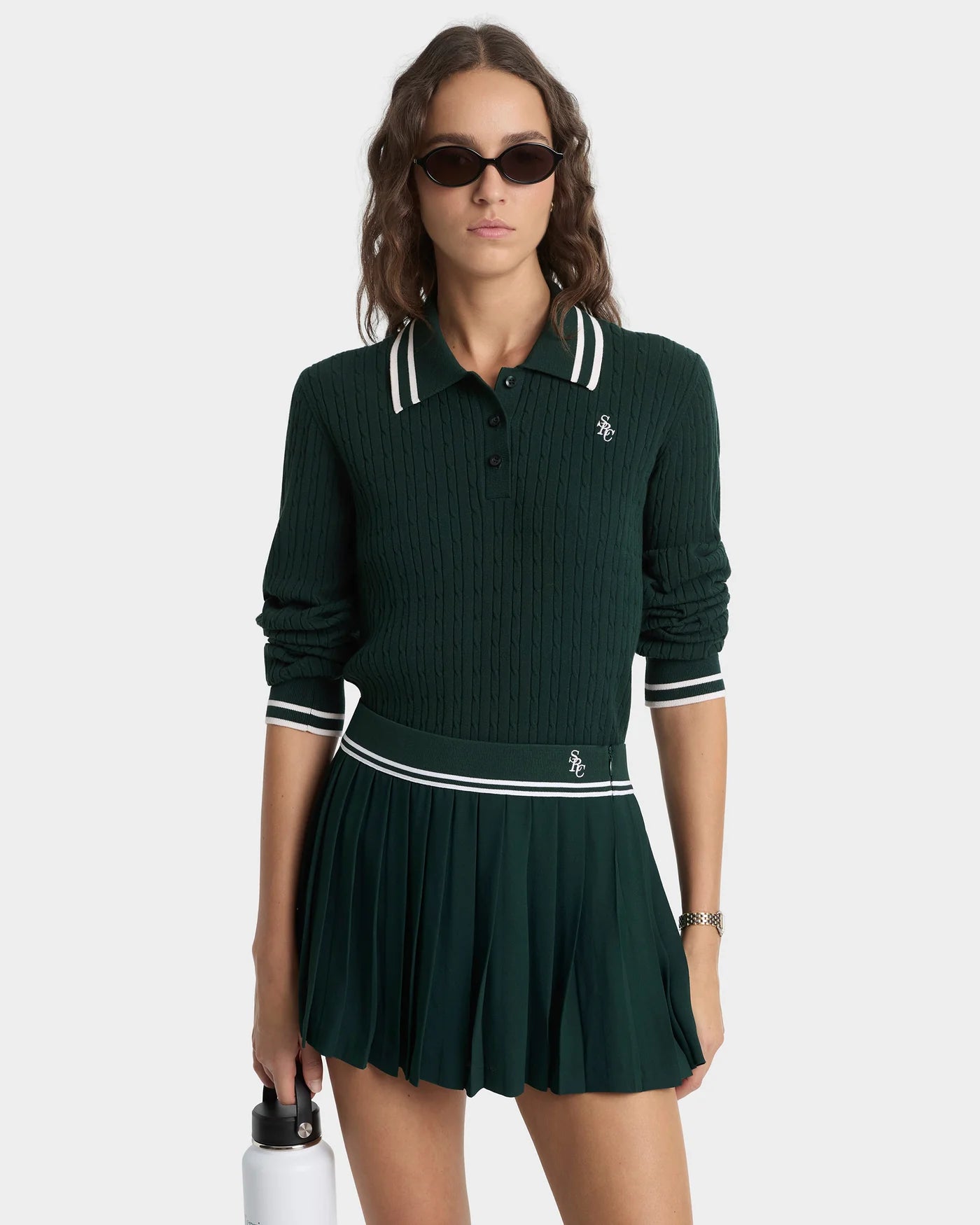 SRC Abigail Mini Skirt in Green