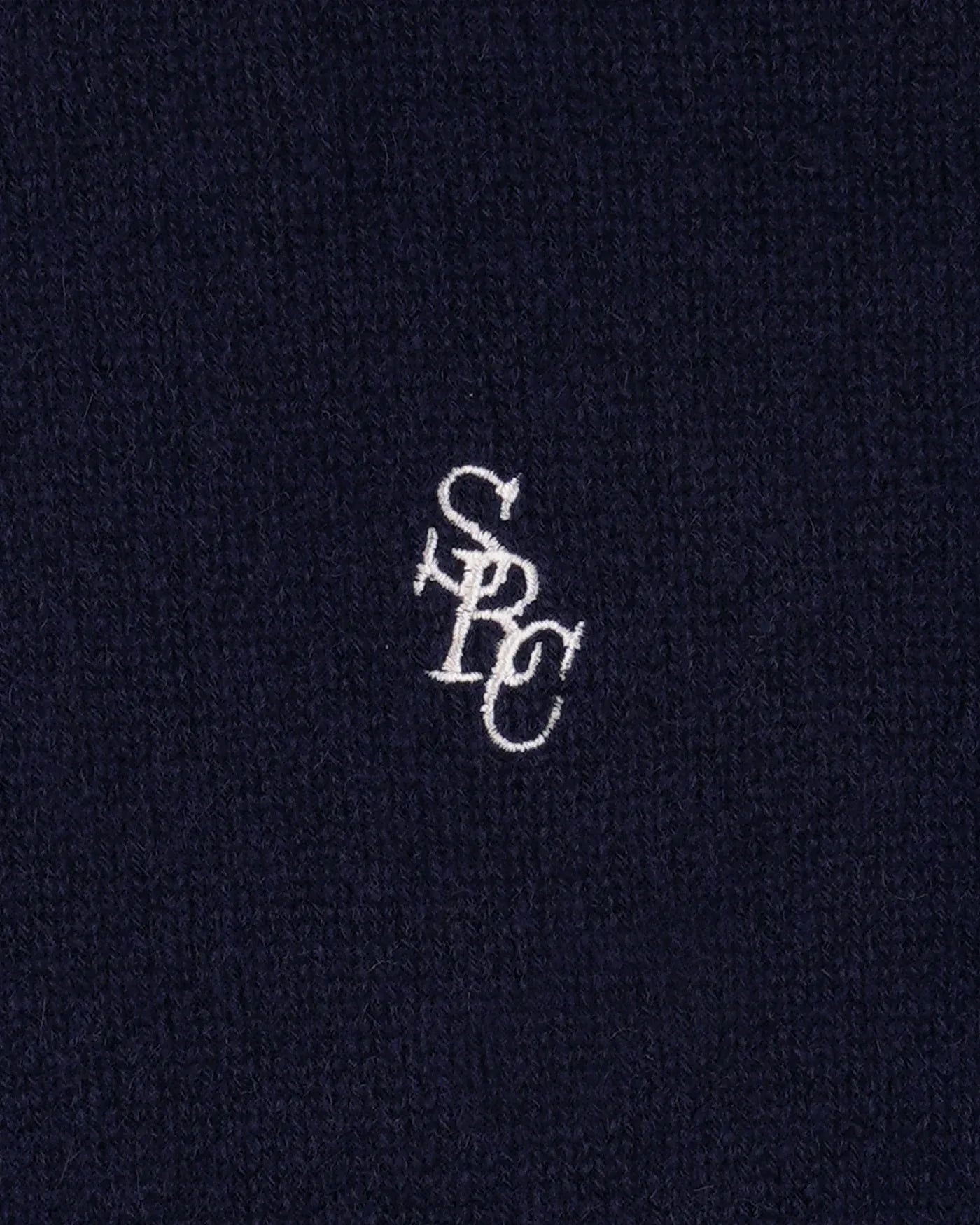 SRC Cashmere V Neck Sweater in Blue