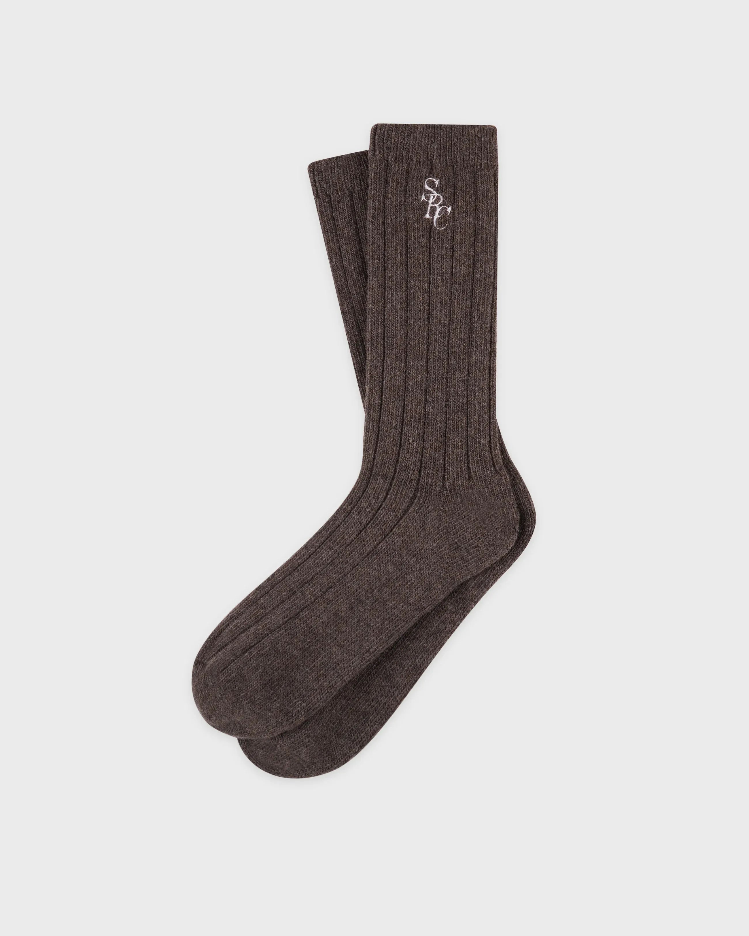 SRC Cashmere Socks in Brown