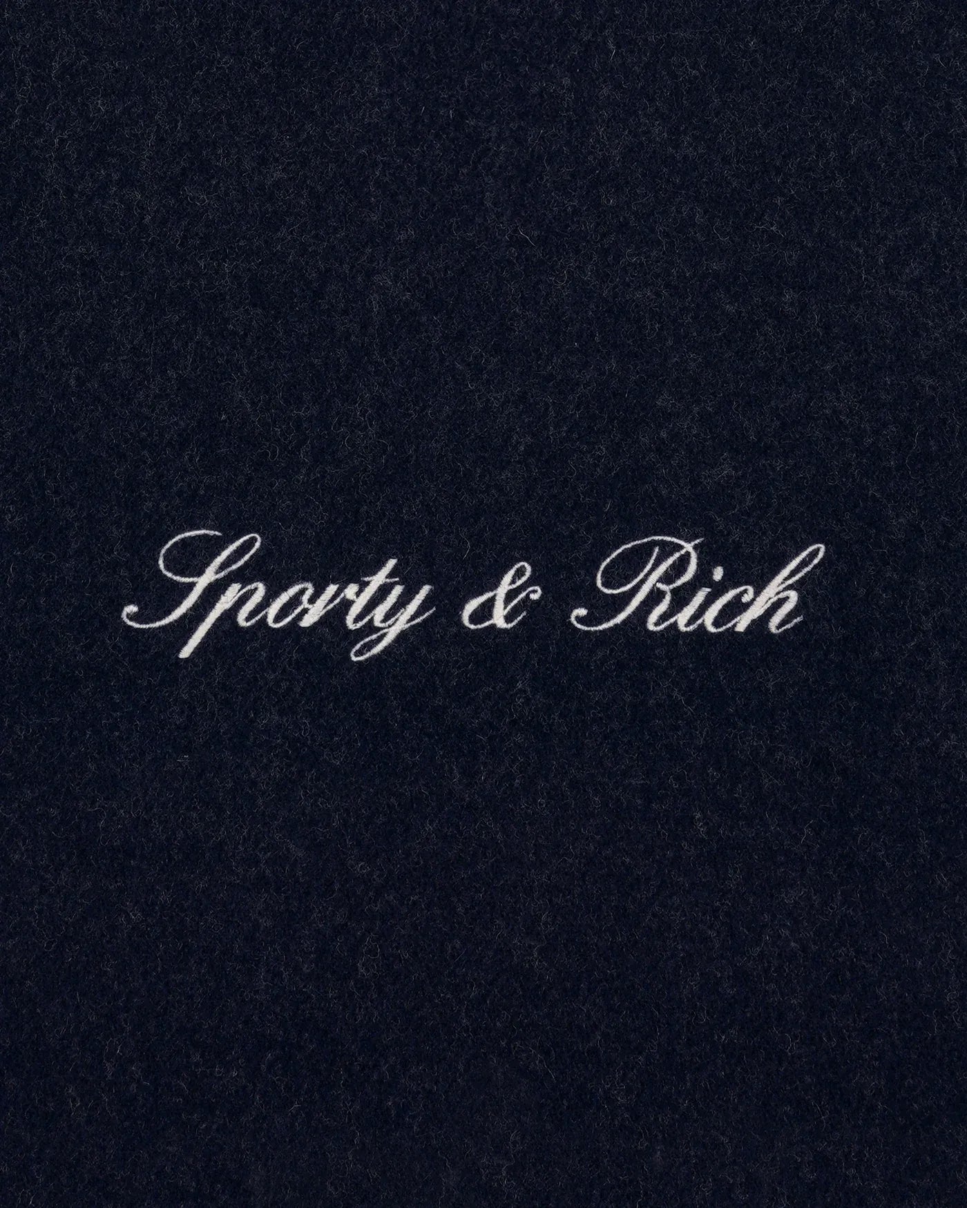 Signature Logo Duo Wool Scarf in Blue