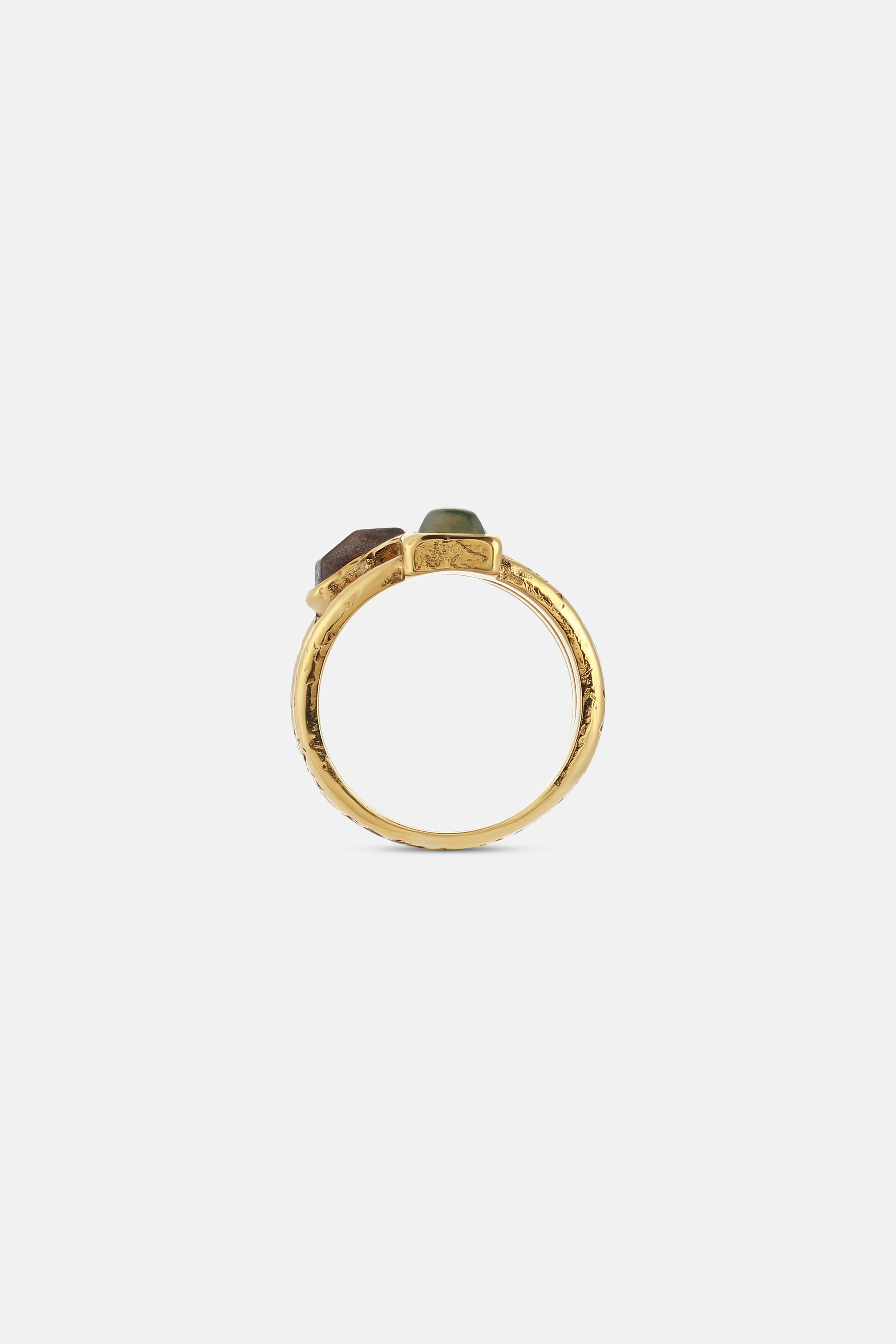 Mini Cabochons Ring in Gold