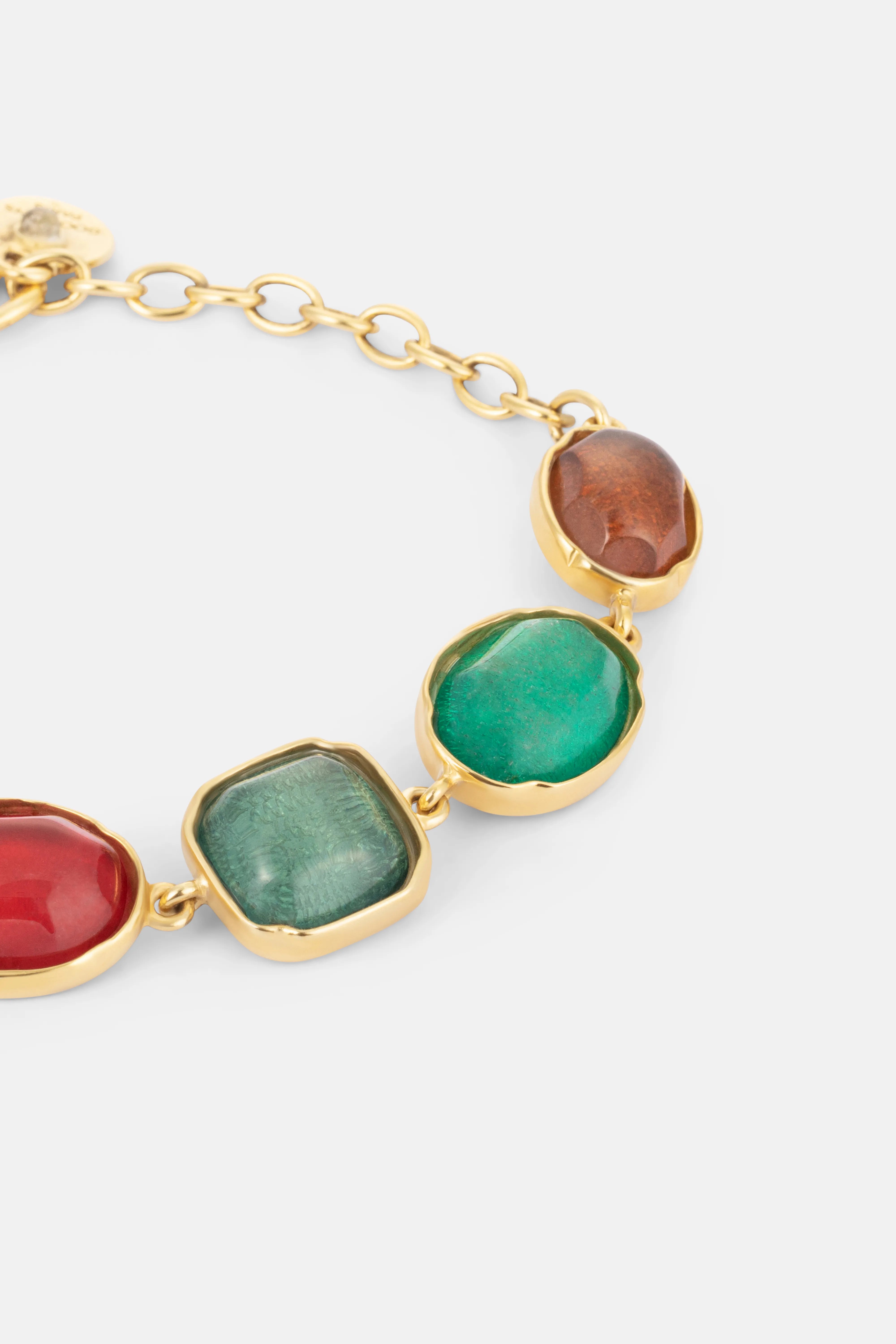 Souple Cabochons Bracelet in Multicolor
