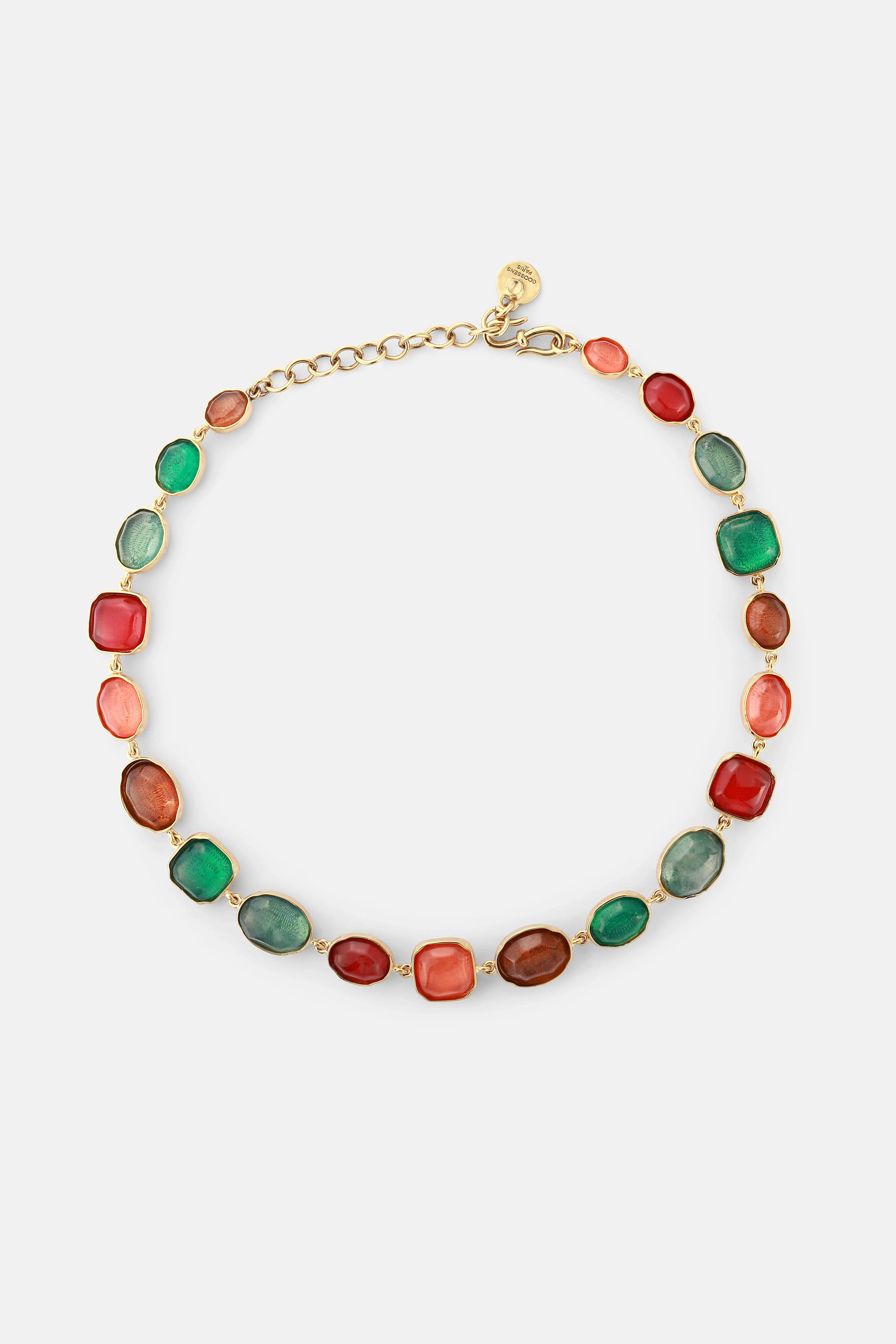 Cabochons Necklace in Multicolor