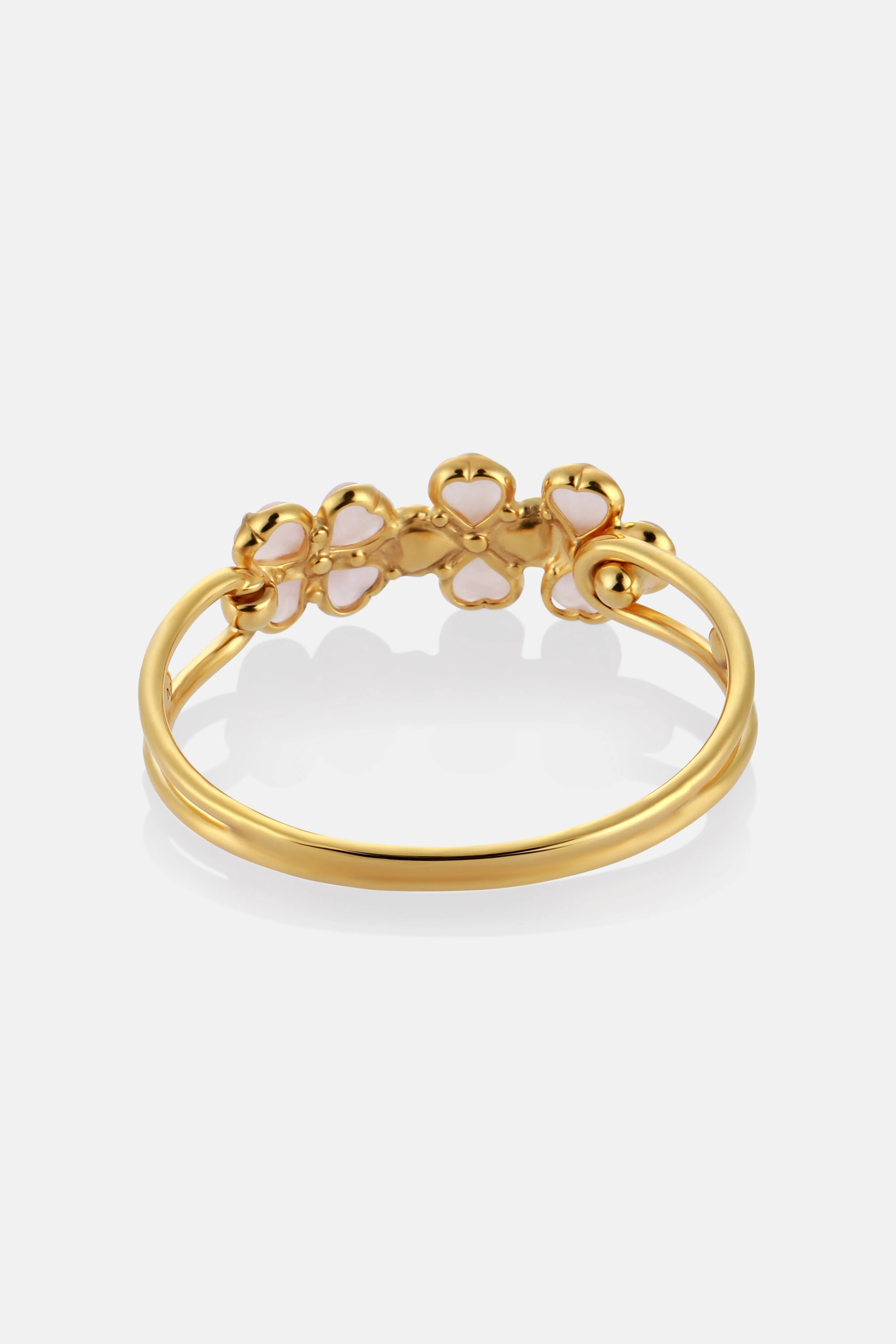 Trefles Quartz Bracelet in Pink
