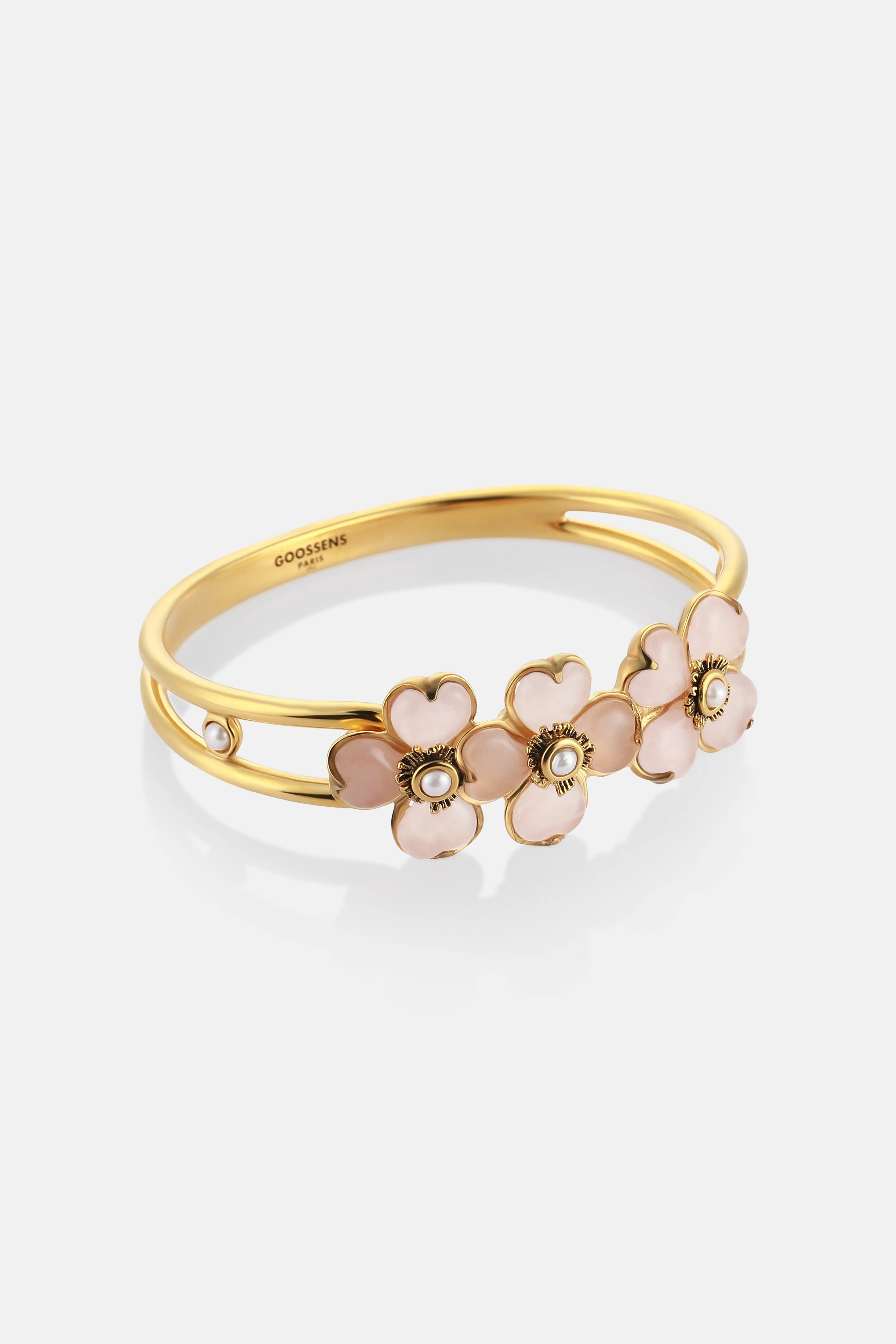 Trefles Quartz Bracelet in Pink