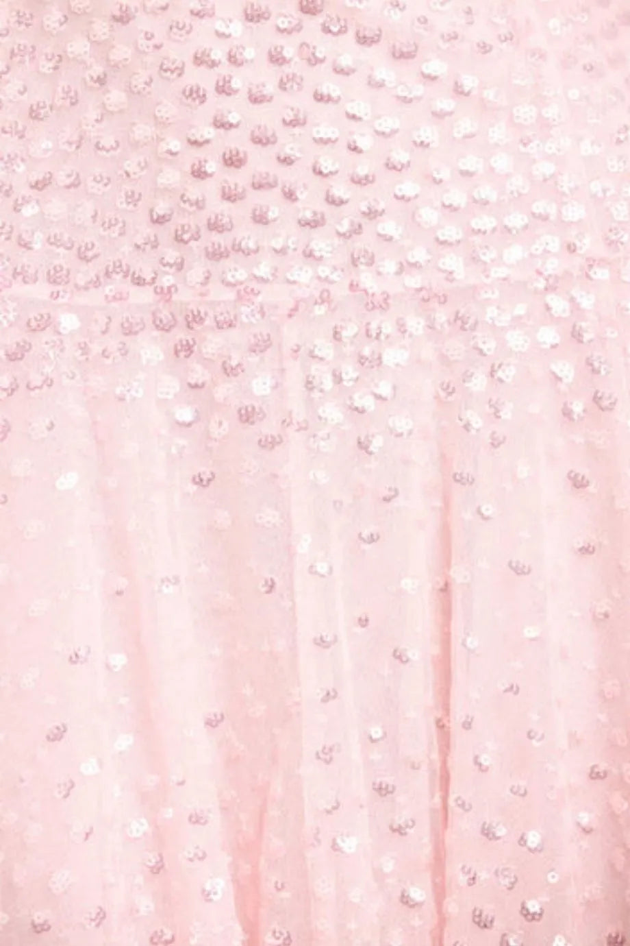 Sunrise Sequins Cape Sleeves Evening Dress in Pink