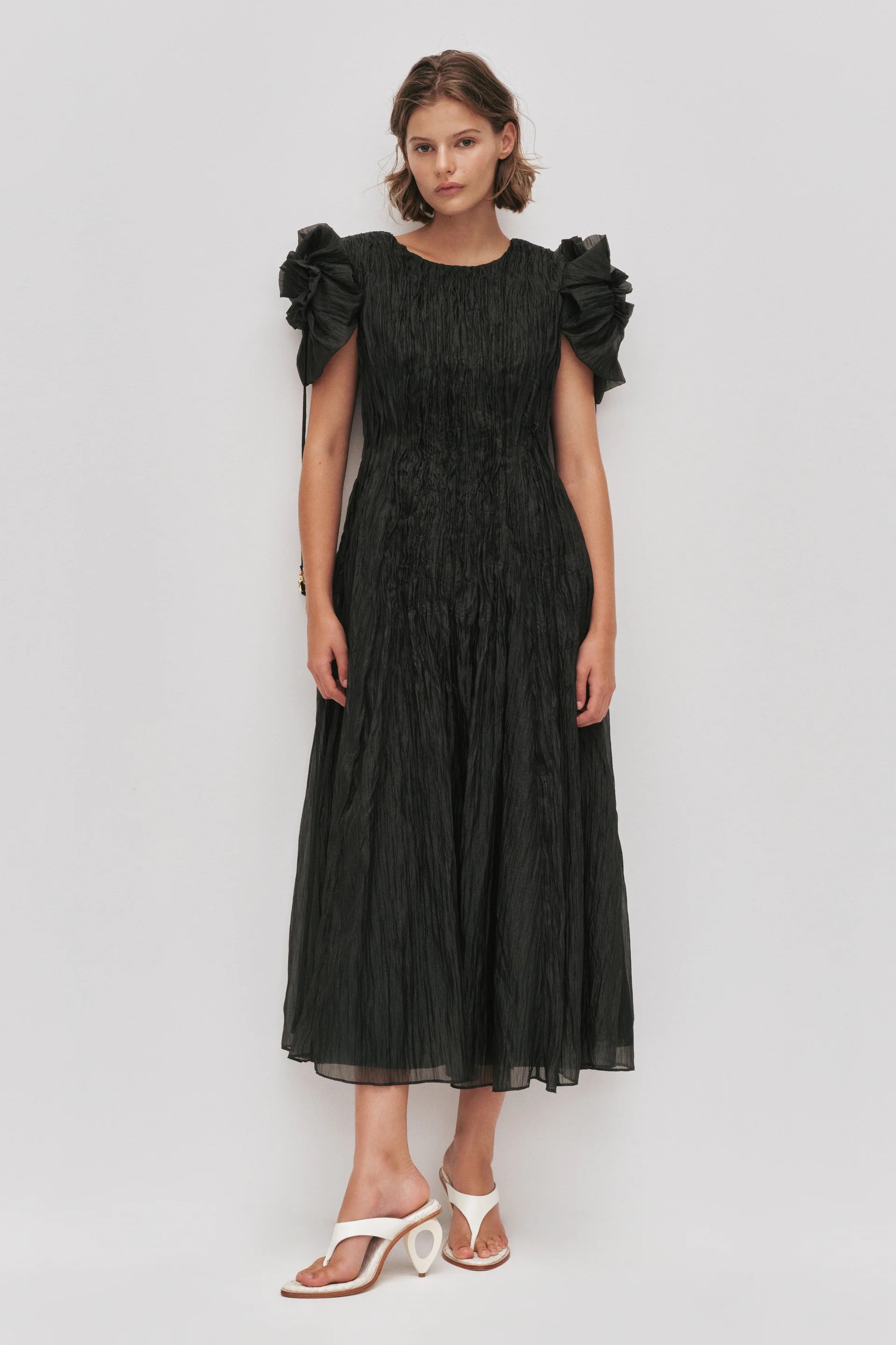 Angeli Midi Dress in Green