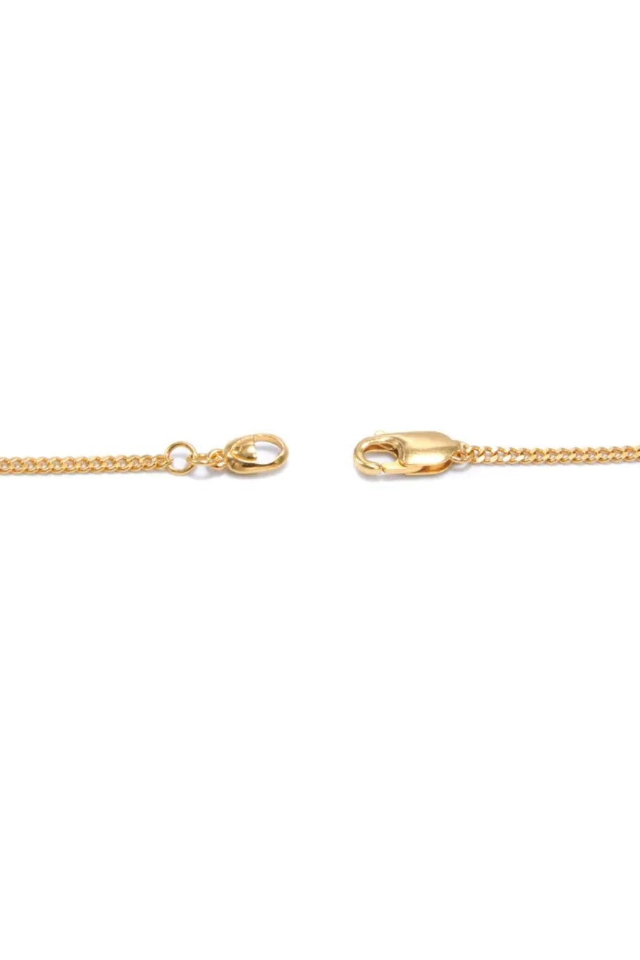 Capsule Crystal Pendant Necklace in Gold