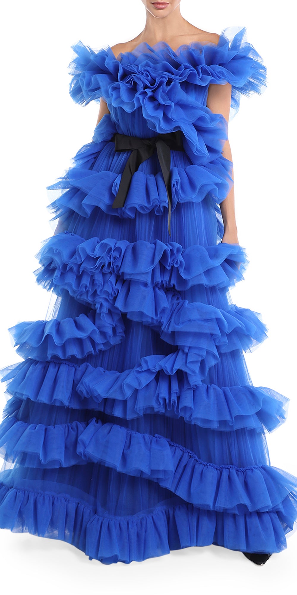 Mariel Tiered Ruffle Gown