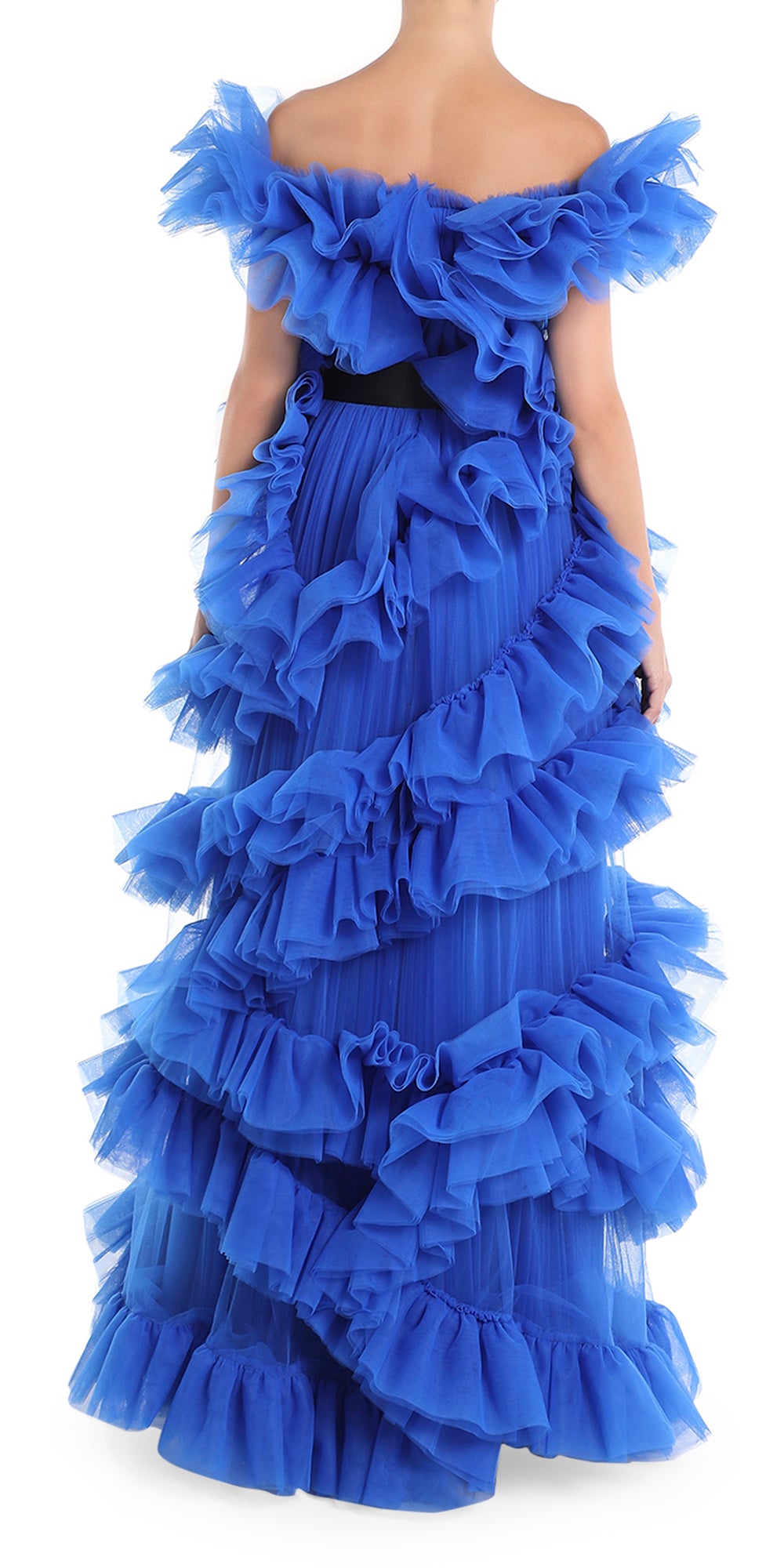 Mariel Tiered Ruffle Gown