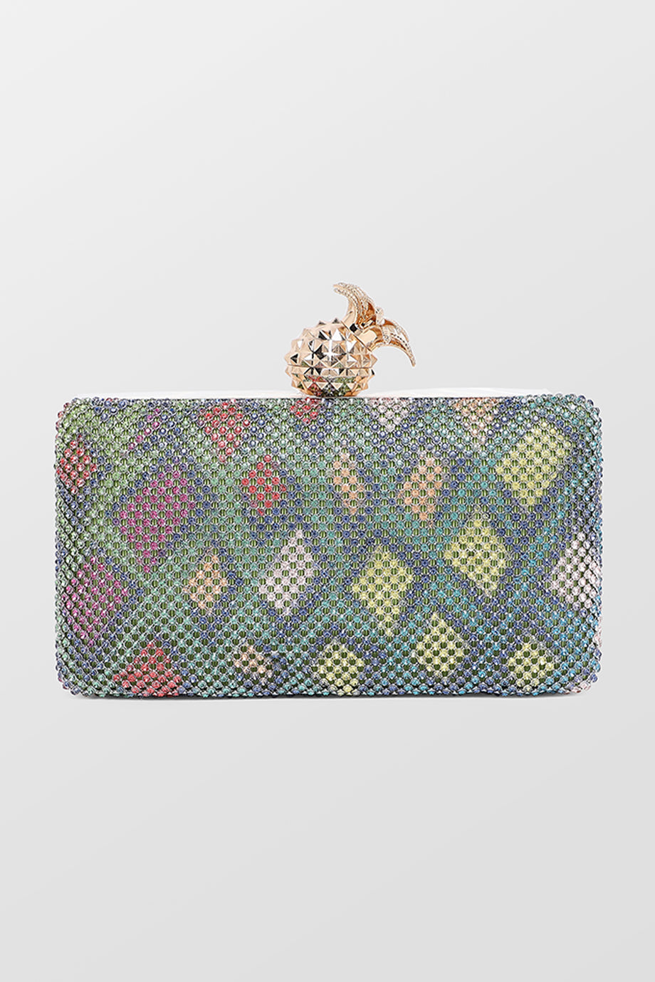 Pineapple Crystal Clutch