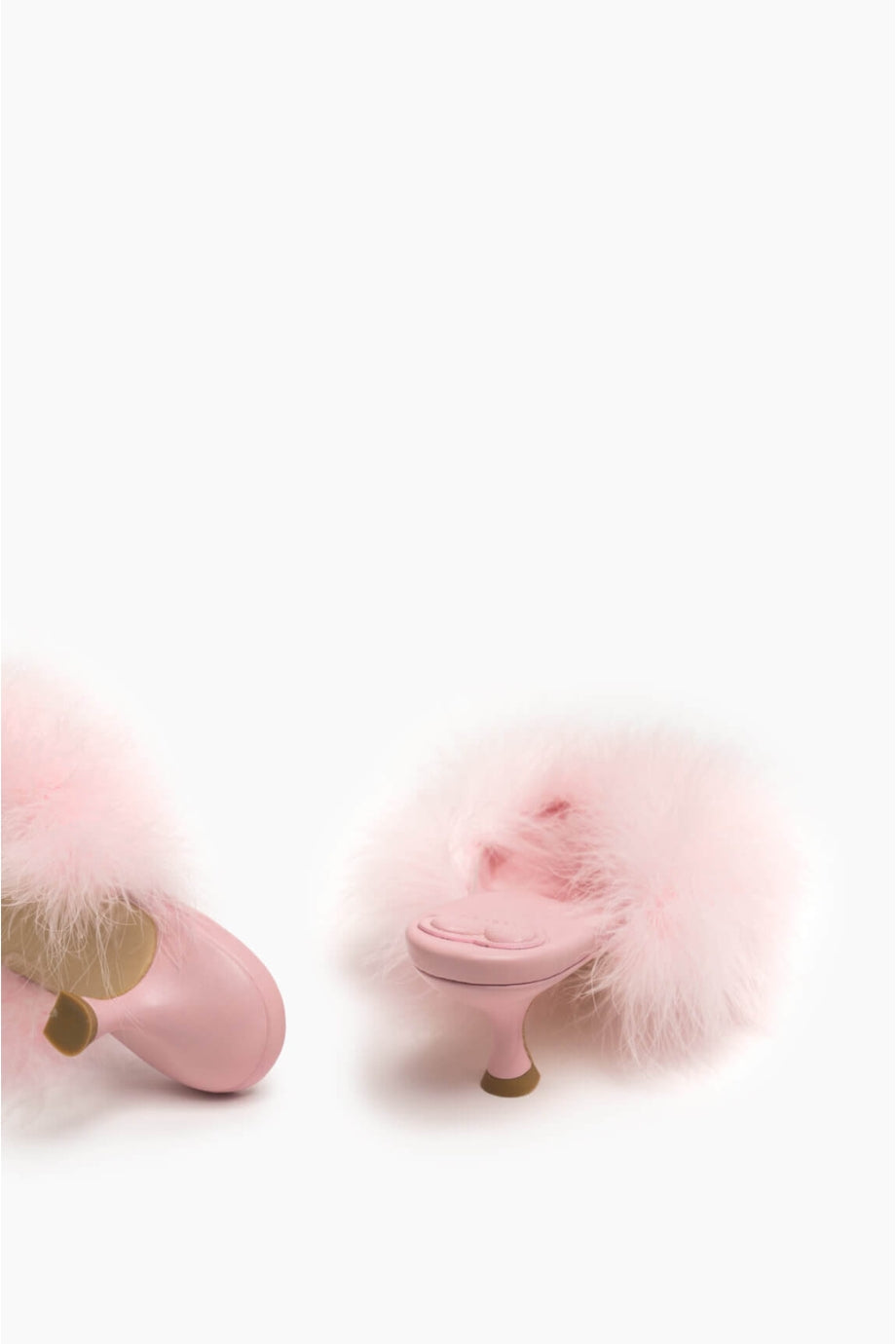 Furry best sale kitten heels